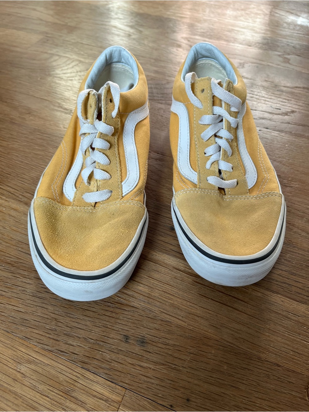 Vans Old Skool Sneakers in Yellow with White Stripe